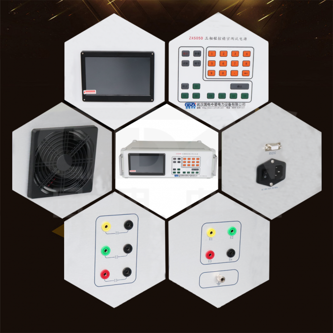 Sumber Uji Programmable Daya Tiga Calibrator Daya Tinggi Precise 1