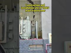 Lokasi konstruksi dan pemasangan trafo utama 110kV