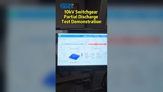 Demonstrasi Uji Pelepasan Sebagian Switchgear 10kV