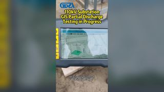 Substasiun 110kVGIS Partial DischargeTesting in