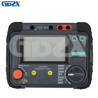 ZX-3125A Sertifikasi CE Tester Resistensi Isolasi Portable Handheld