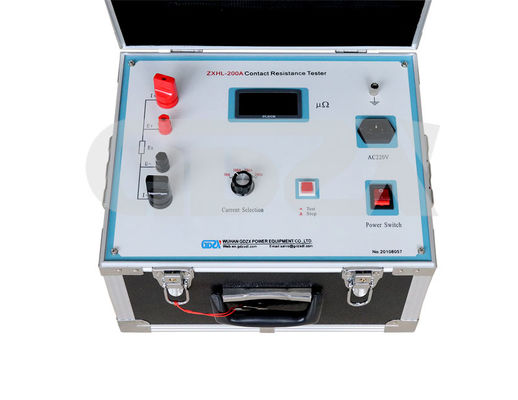 Anti Interference 200A Contact Resistance Tester Untuk Peralatan Kontrol Switching